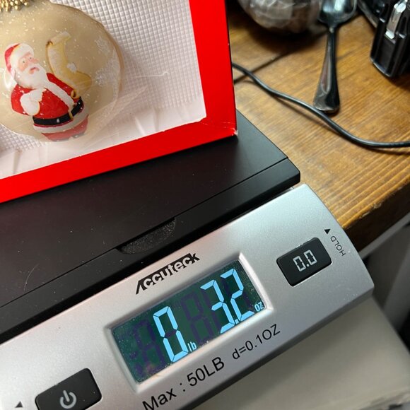 Set Of 4 Vintage Santa Claus Christmas Ornaments Painted Glass Balls Decor - Picture 12 of 12